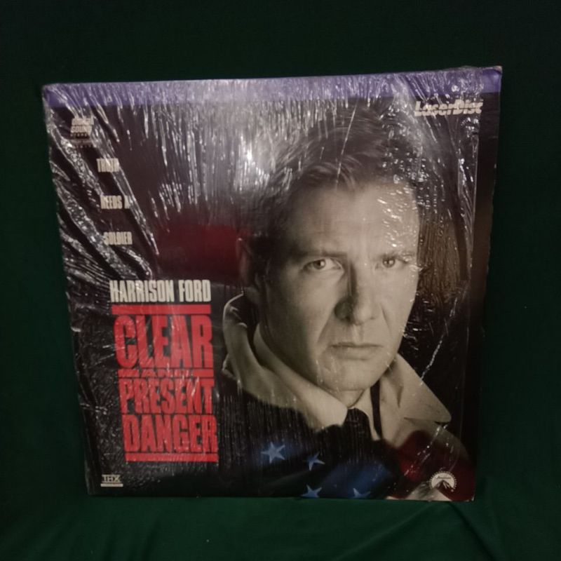 2LD แผ่นเลเซอร์ดิสก์หนังเรื่อง clear and present danger แผ่น usa