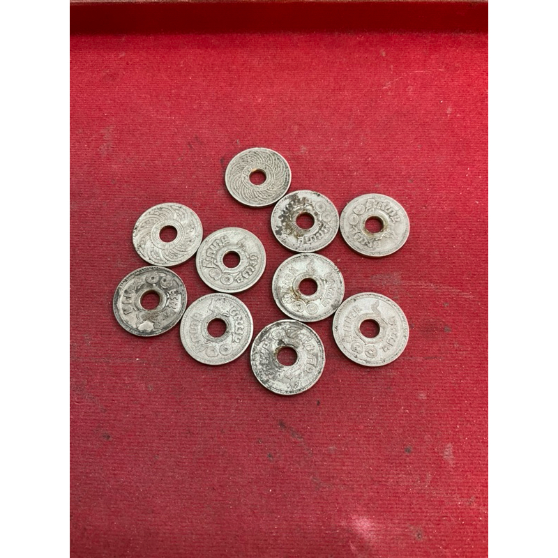 No791เหรียญสตางค์รู 10สต. ใช้สมัยร.5 หายากก