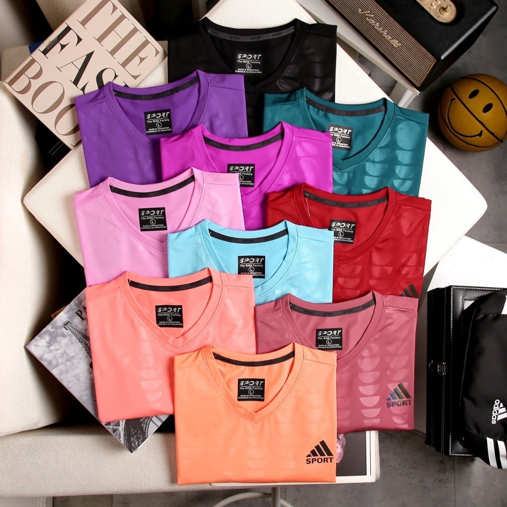 เสื้อกีฬาสกรีนSPORT(1) ผ้านุ่มลื่น ใส่สบาย มีไซ M L XL XXL 3XL