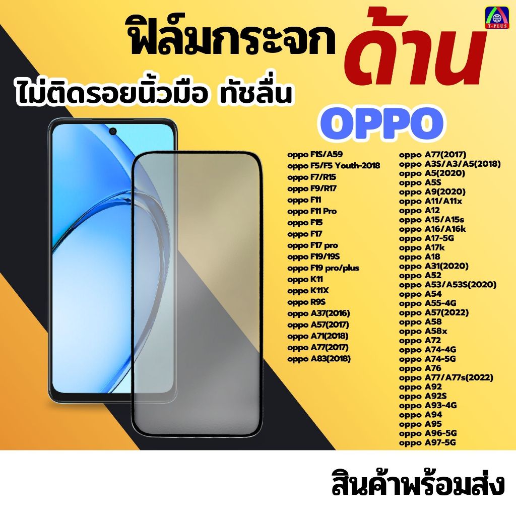 [ส่งไว🇹🇭 ด้านงานกอริลลา] ฟิล์ม OPPO a6pro a6max a3x a5x a5 2020 a5pro a74 5g a16 a57 a18 a53