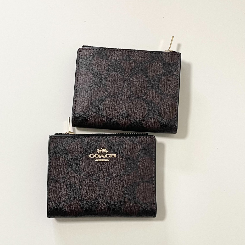 COACH BIFOLD WALLET IN SIGNATURE CANVAS #CM852