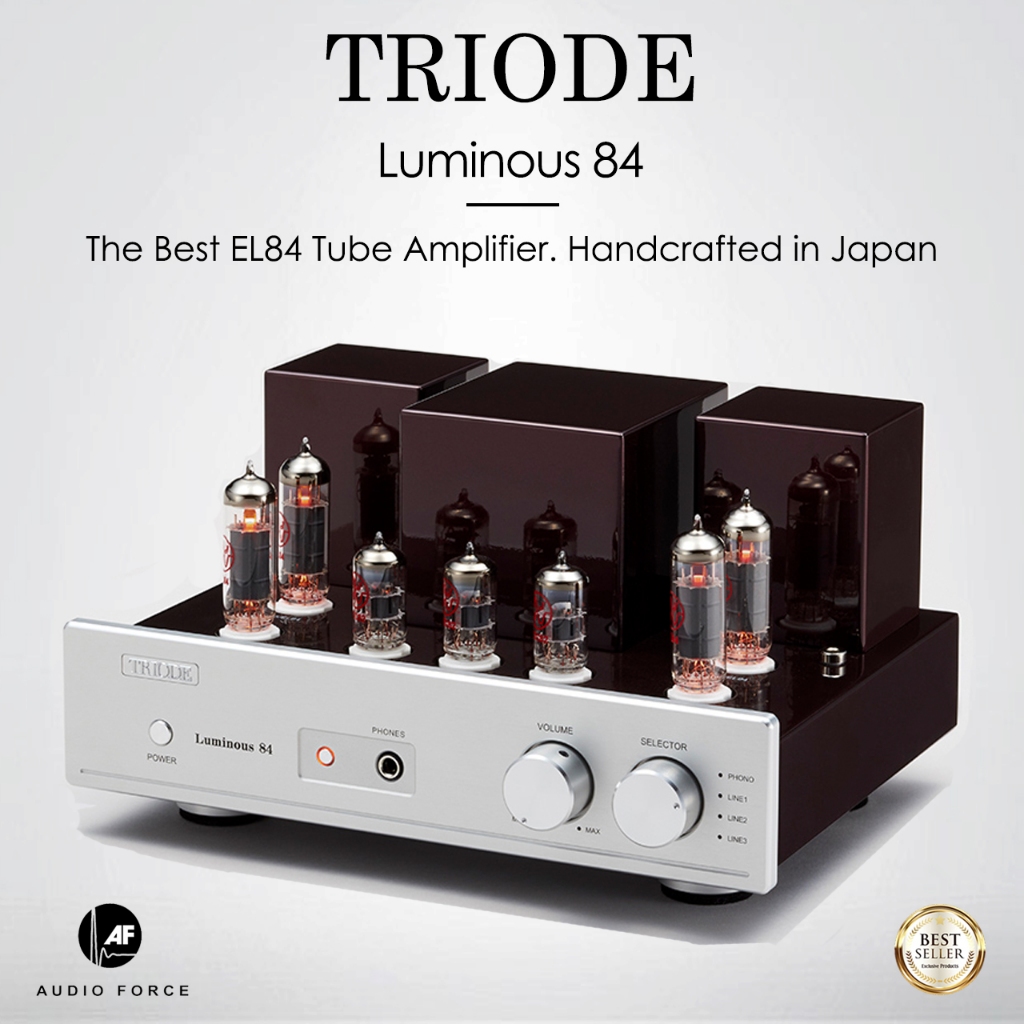 TRIODE Luminous 84 : The Best EL84 Tube Amplifier. Handcrafted in Japan