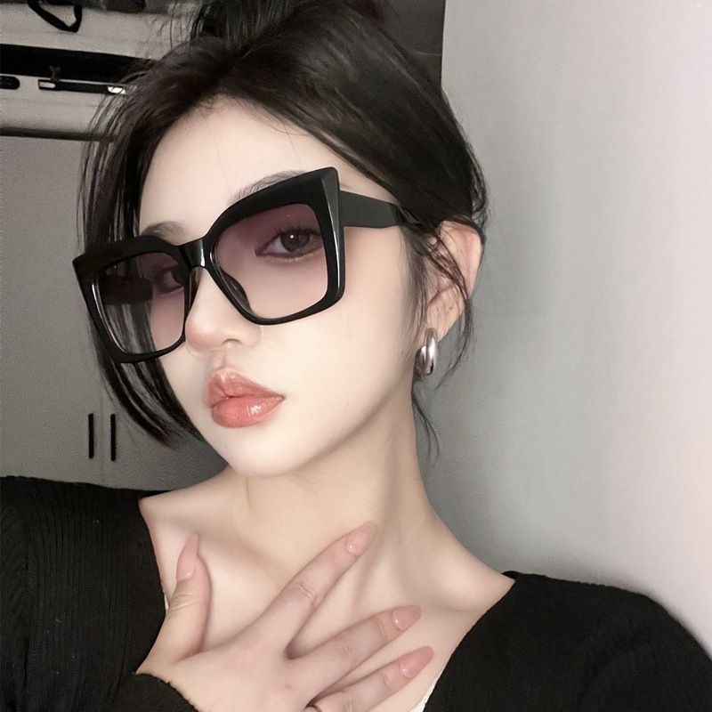 SALE!!!  แว่นตาแฟชั่น แคทอายทรงใหญ่ โอเวอร์ไซส์ แว่นตากันแดด [[มีสินค้าพร้อมส่ง🇹🇭ในไทย]]