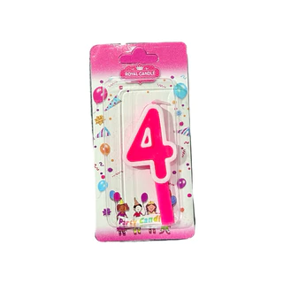Birthday candles เทียนตัวเลขหลากสีสัน P 038 1 เเพ็คบรรจุ 10ชิ้น/เลข