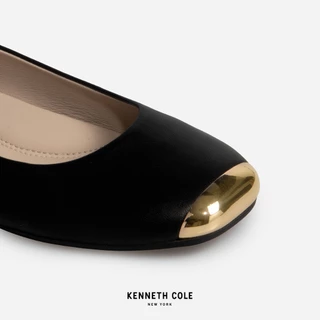 KENNETH COLE x ANNE THONGPRASOM รองเท้าส้นแบนผู้หญิง รุ่น ASTAIRE FLATS JET BLACK สีดำ ( FLT - KF14077LE-001 )
