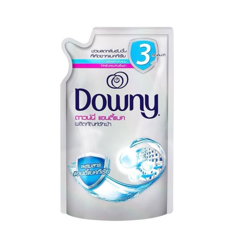 Downy AntiBac Laundry 570 ml. ดาวน์นี่ ผลิตภัณฑ์น้ำยาซักผ้า สูตรแอนตี้แบค 570 มล.