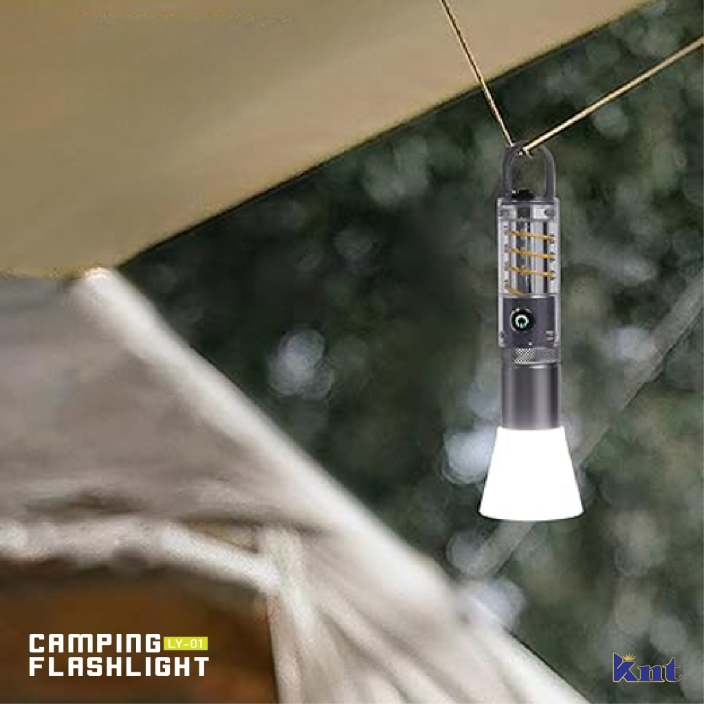 KNT ไฟฉาย Camping flashlight LY-01 กันน้ำ ทนแรงกระแทก