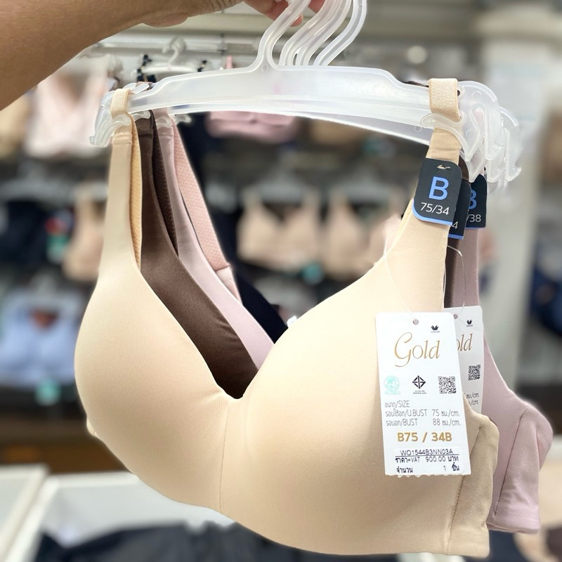 Wacoal บราไร้โครง สัมผัสนุ่มสบาย Wacoal Goldรุ่น WO1519,WO1544 ไซส์ใหญ่ 85-90