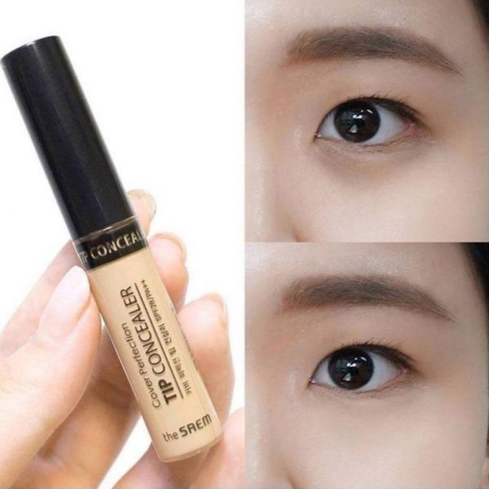 (แท้/พร้อมส่ง) คอนซีลเลอร์ The Saem Cover Perfection Tip Concealer SPF28 PA++ 6.5g