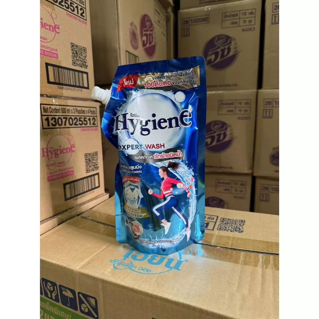 ไฮยีน Hygiene Expert Wash 480-520 มล. น้ำยาซักผ้า สูตรเข้มข้น ครบทุกสูตร household thumbnail 5