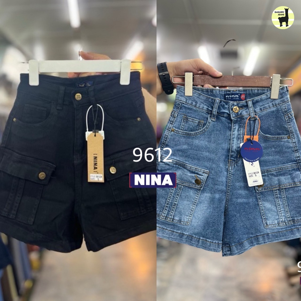 Babarry - กางเกงขาสั้น ทรงคาร์โก้ ผ้ายีนส์ยืด (S-3XL) งานนำเข้า เกรด Premium เกาหลีเกาใจ - รูปที่ 4