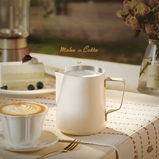360ml/600ml เหยือกตีฟองนม ถ้วยตีฟองนม พิชเชอร์ ถ้วยตีฟองนม สแตนเลส Stainless Milk Pitcher สเตนเลส304