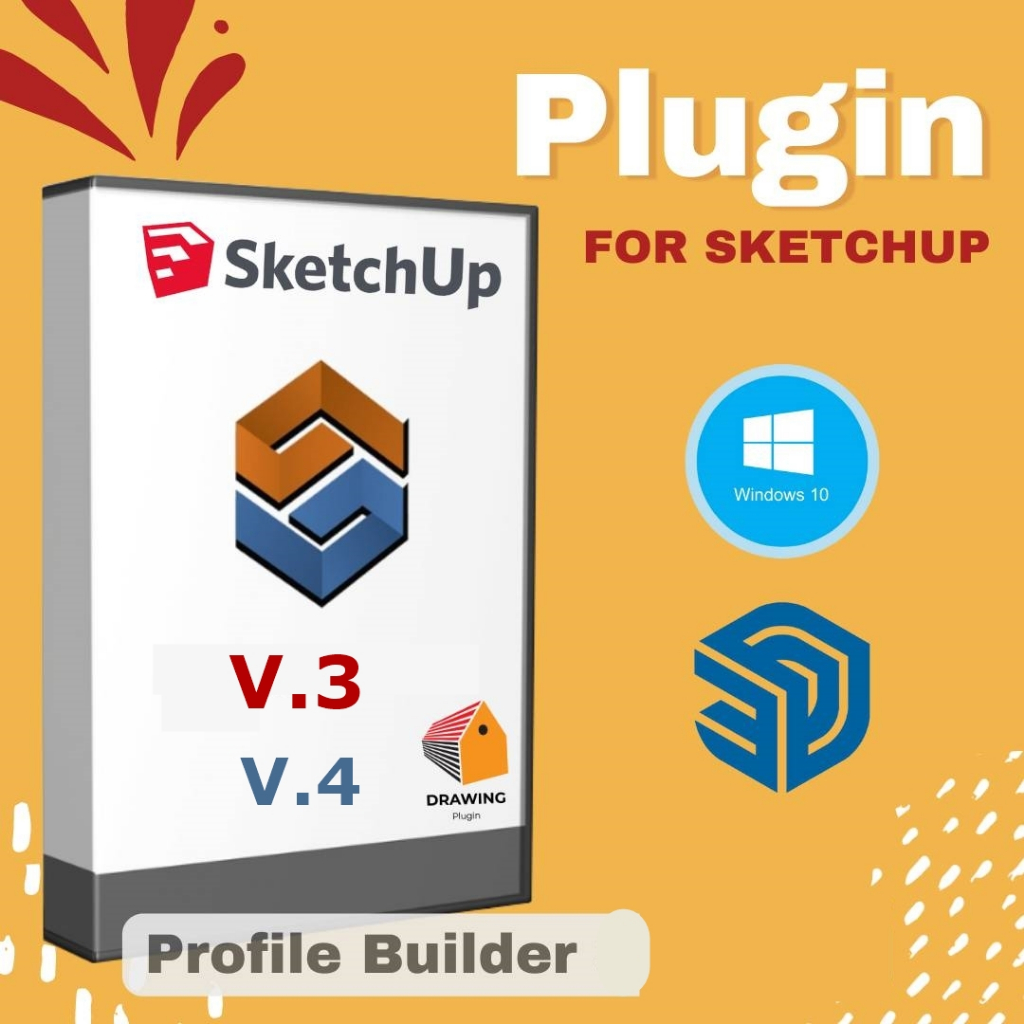 Profile Builder 3 & 4 (สร้าง Profile) | Plugin for Sketchup 2022-2024