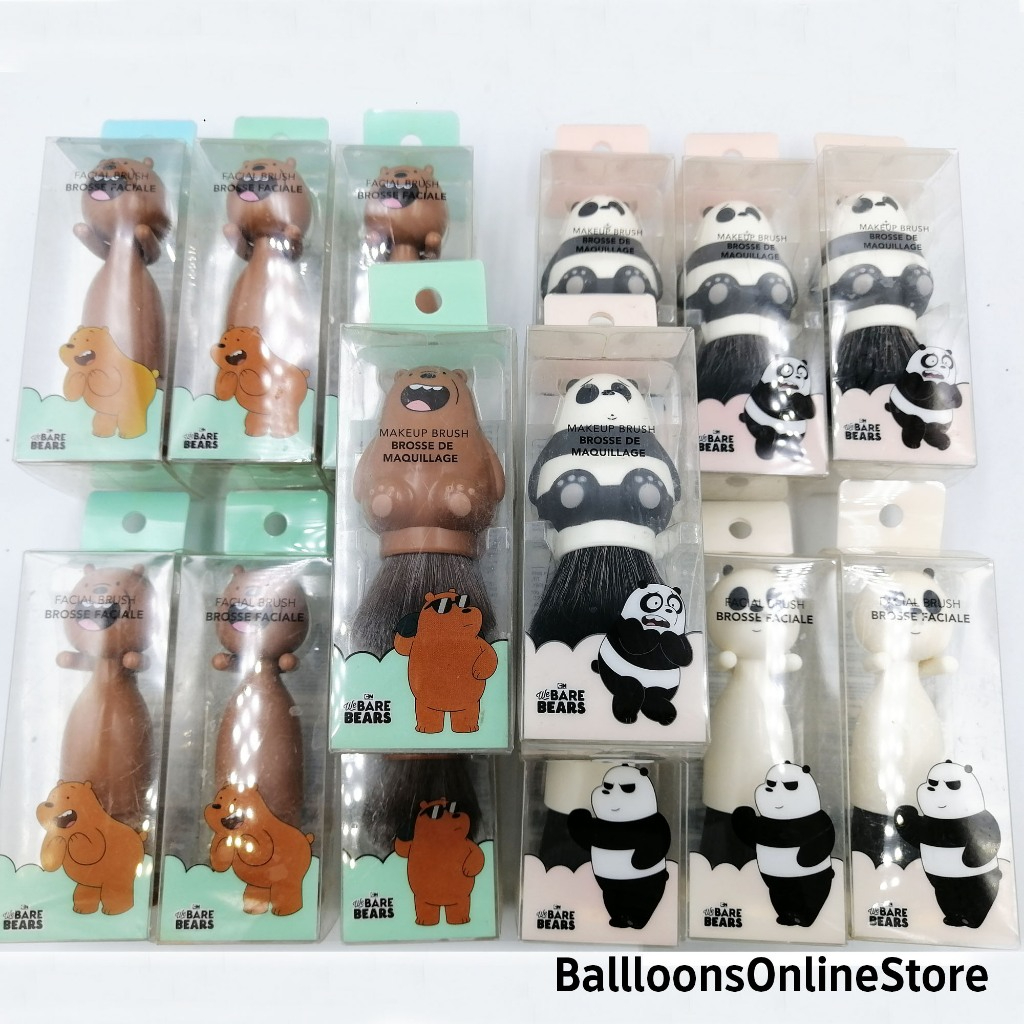 [ของเก่ามือหนึ่ง] Minso Japan แปรงแต่งหน้ารูปหมี Facial brush