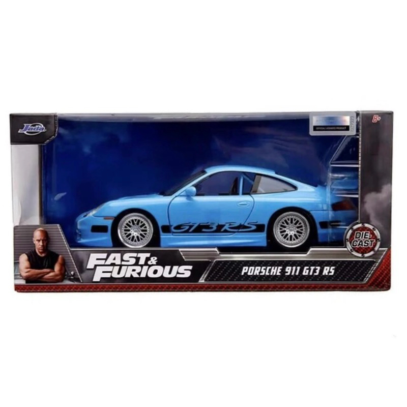 โมเดลรถเหล็ก 1:24 Porsche 911 GT3 RS [JADA]
