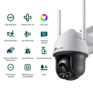 TP-Link VIGI กล้องวงจรปิด 4MP ภาพสี24ชม. รุ่น C340 / C340-W / C440 / C440-W / C540 / C540-W