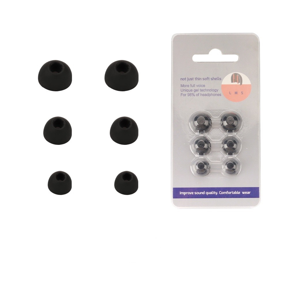 Silicone Earbuds จุกหูฟังซิลิโคน สำหรับหูฟังซิลิโคน ไร้สาย 3 ขนาด L/M/S