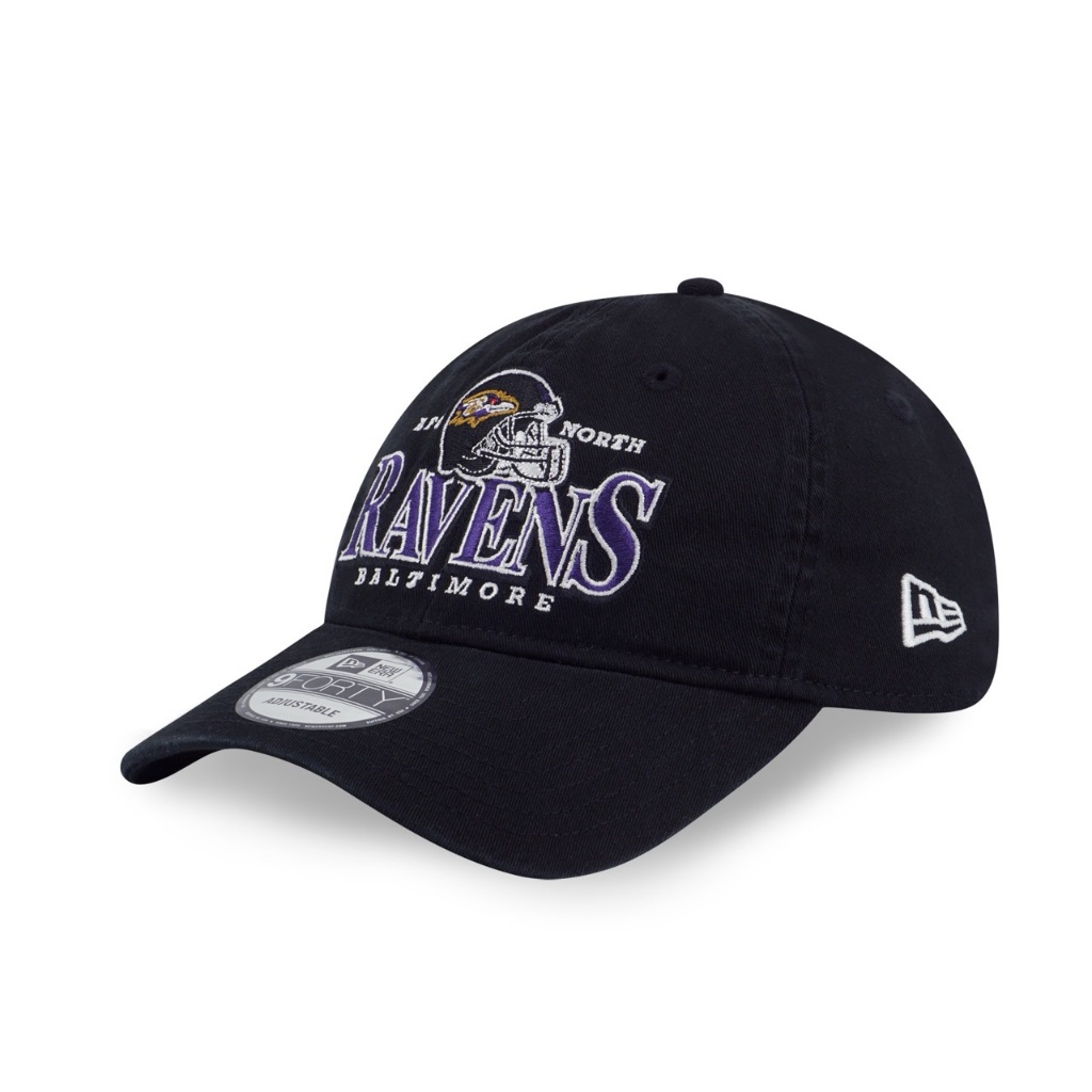 NEW ERA หมวก รุ่น BALTIMORE RAVENS NFL HELMET BLACK 9FORTY UNST CAP