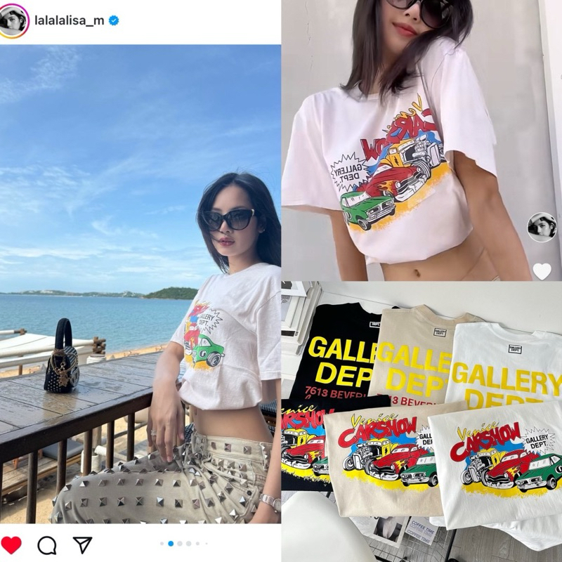 เสื้อยืดโอเวอร์ไซส์*GALLERY DEPT*