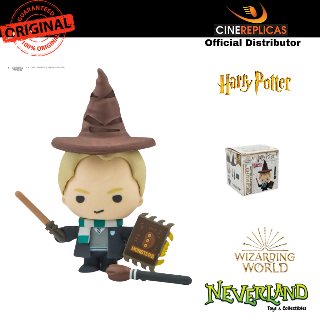 (Cinereplicas) Harry Potter Gomee Draco Malfoy Eraser Figurine Series 1 Wizarding World