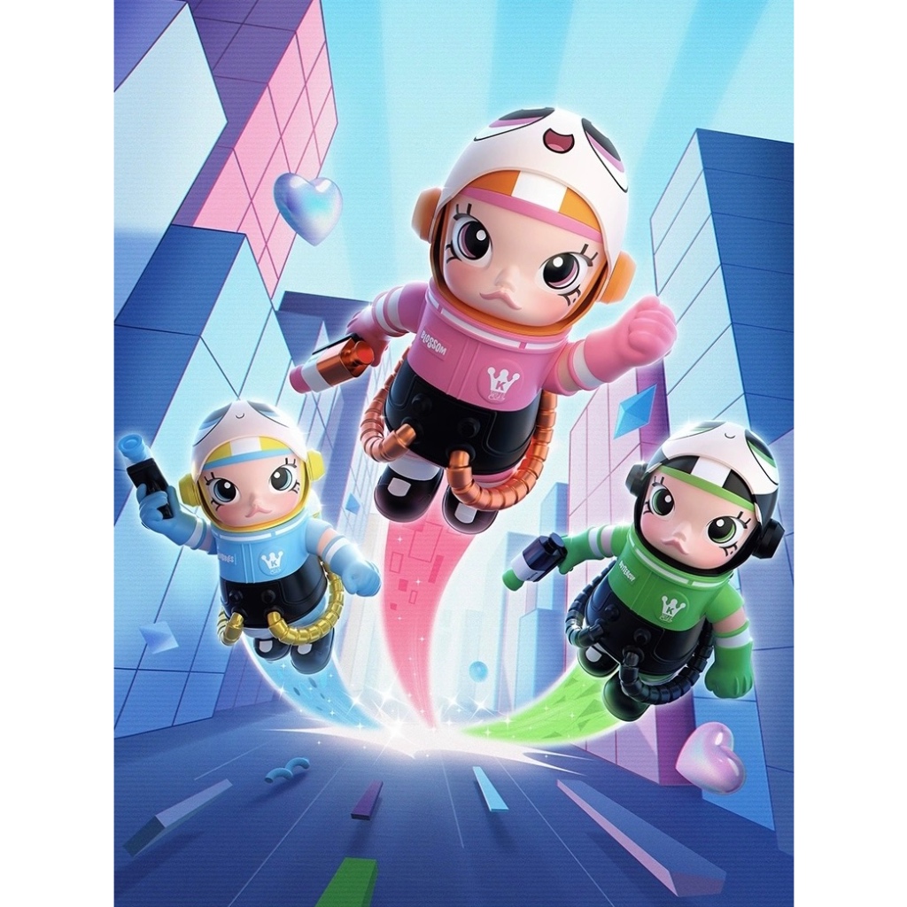 [พร้อมส่ง] Molly Powerpuff Girls ลิขสิทธิ์แท้ 💖 Mega Space Molly 400%