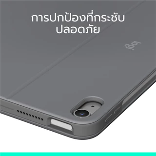 Logitech ComboTouchCase for iPadAir 11-inch (M2,M3,M4)(5th Gen) เคสไอแพด คีย์บอร์ดถอดได้ ไฟส่องหลังพร้อมขาตั้ง TH/EN