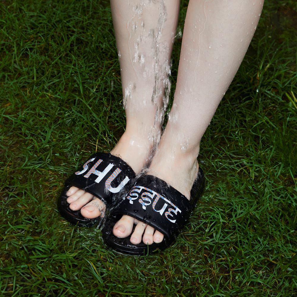 SHU X ISSUE LIGHTCUSHION EASY SLIDE SANDALS