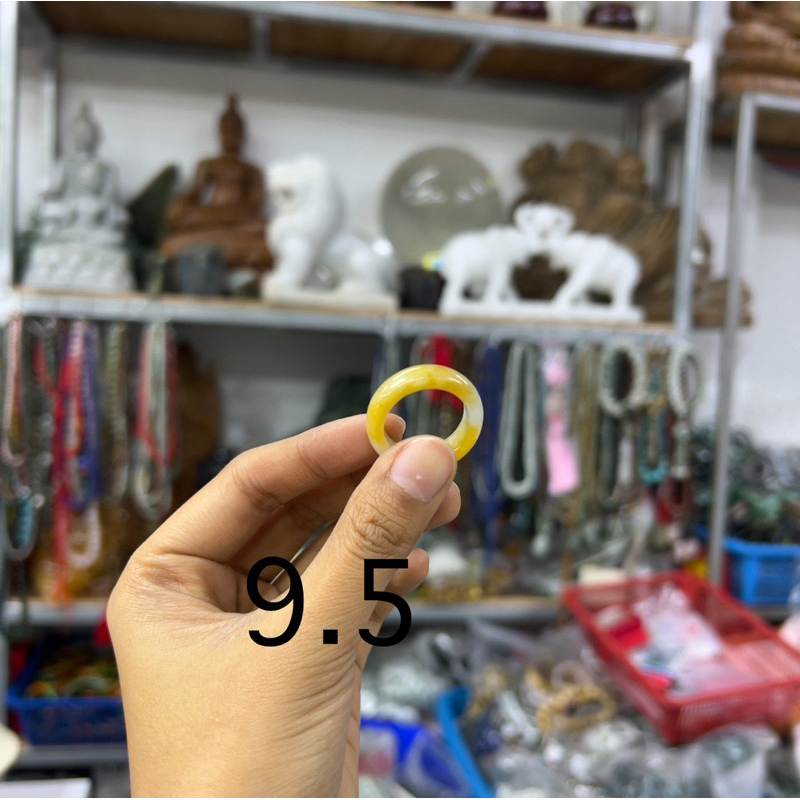 แหวนหยกเจไดต์ หน้าเล็ก เนื้อสวยมากกกกก