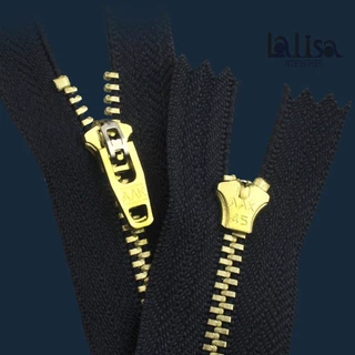 ซิปฟันทองเหลือง ซิปชุด ซิปตัด ซิปกางเกง ขายเป็นเส้น #3 brass zipper 4'' /5'' 6''/7" (E-2-A,AAK-21)