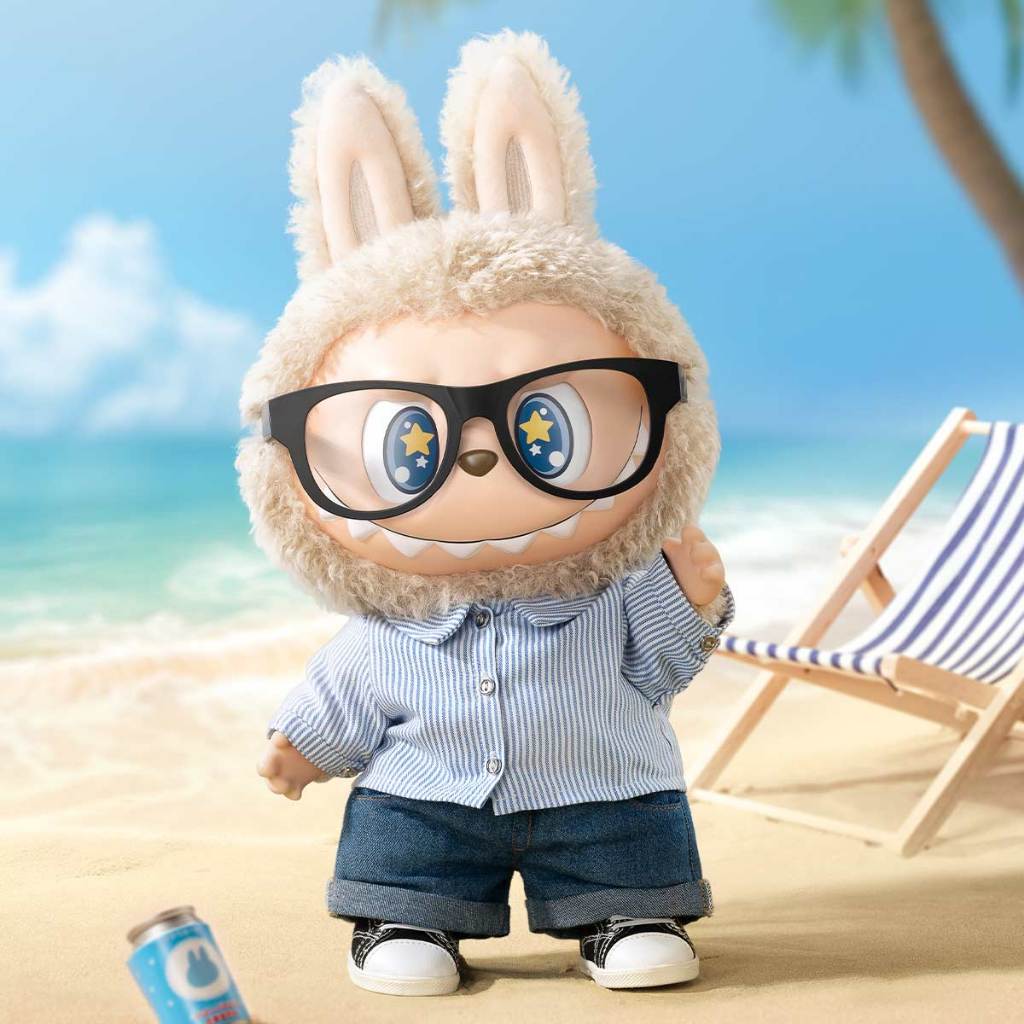 ***พร้อมส่งจากไทย***POP MART Flip with Me Plush Doll ตุ๊กตาลาบูบู้ขนาดใหญ่ สูง 40 ซม. ยังไม่แกะ ของแท้