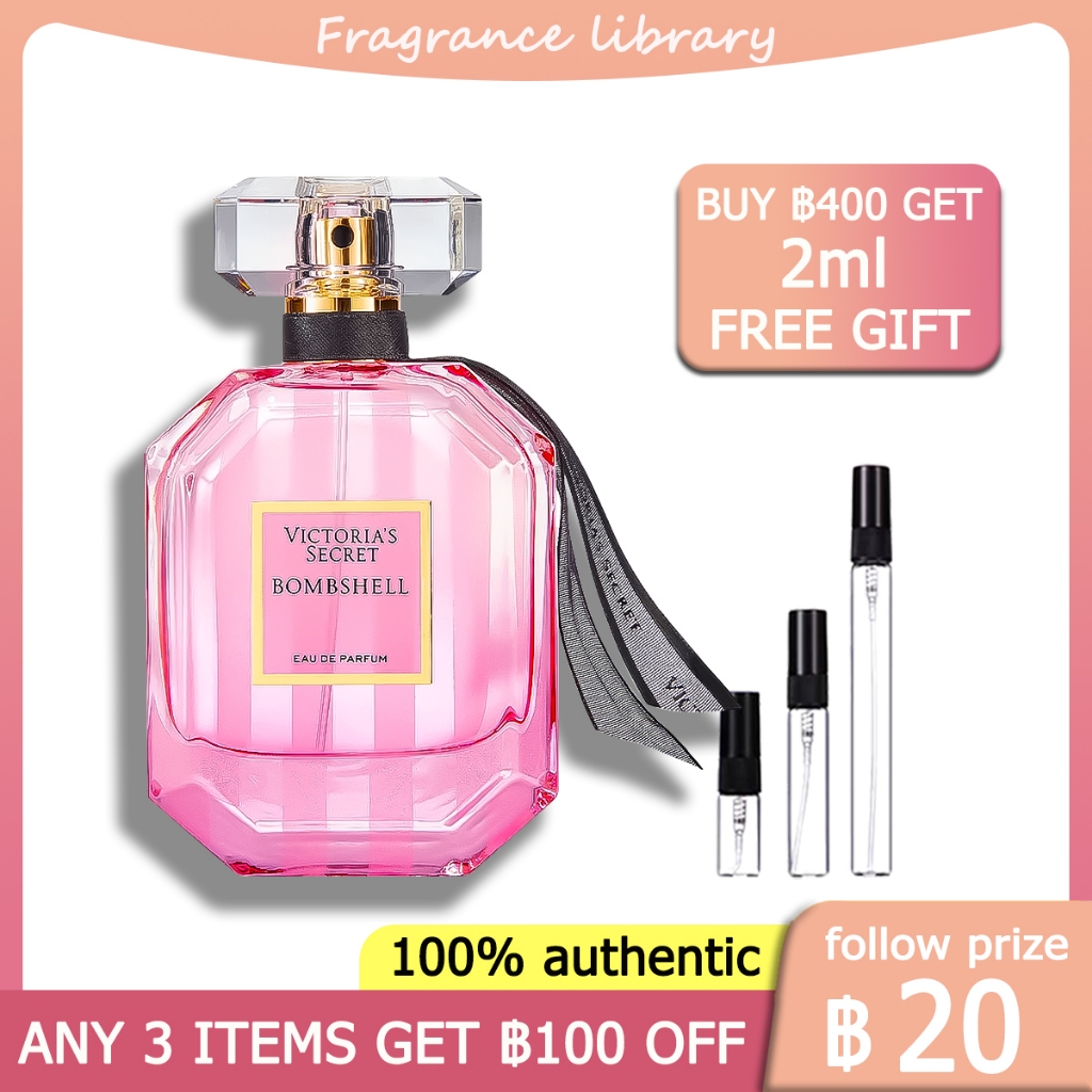 [100%ของแท้ ] Victoria's Secret Bombshell EDP 2ml/5ml/10ml น้ําหอมผู้หญิง