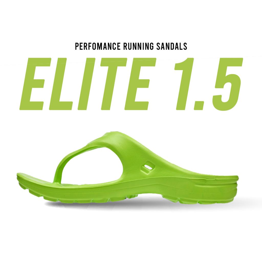 VING รุ่น 100K Elite 1.5 รองเท้าแตะวิ่งมาราธอน - สีเขียวมะนาว