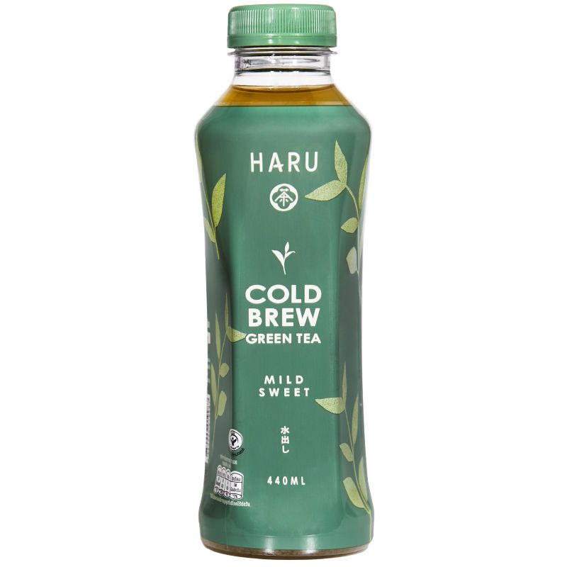 🌟พร้อมส่ง🌟Haru Cold brew green tea 440 ml. 6 bottle ฮารุชาเขียวสกัดเย็น Haru Cold brew green tea สูต