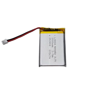 หัวปลัก2.0 แบตเตอรี่ 503450 523450 3.7V 1000mAh 2สาย มีหัวต่อ Bluetooth กล้องติดหน้ารถยนต์ MP3 MP4 DIY ลำโพง อะไหลทดแทน