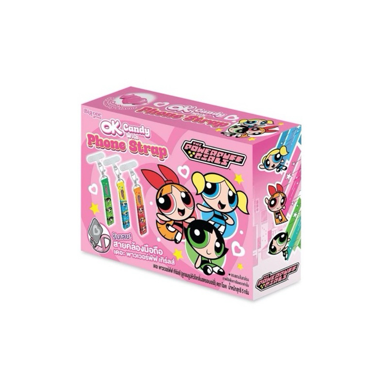 [พร้อมส่ง]สายคล้องมือถือ powerpuff girls