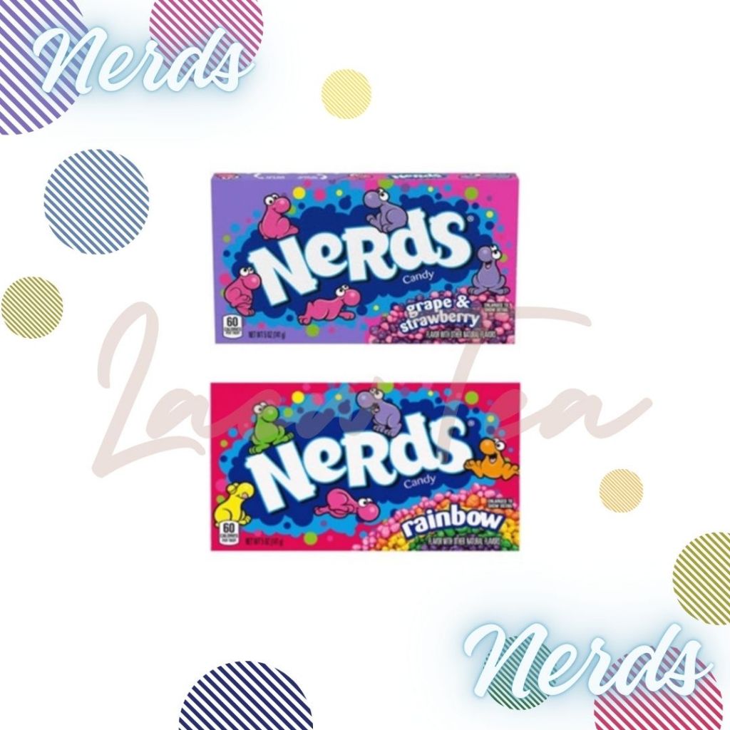 ลูกอม Nerds candy ลูกอมเคี้ยวกรุบกรอบ จาก USA   141 g
