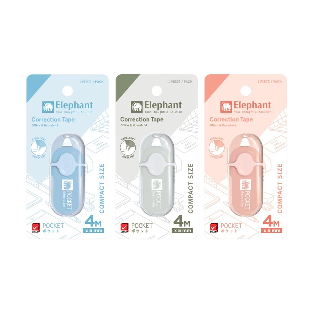 Elephant เทปลบคำผิด รุ่น พ็อคเก็ต
