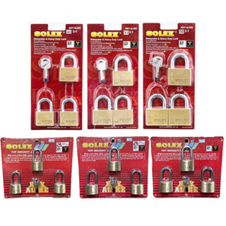 กุญแจคีย์อะไลท์SOLEX (3ตัวชุด) มีให้เลือกทั้งคอสั้น และคอยาว