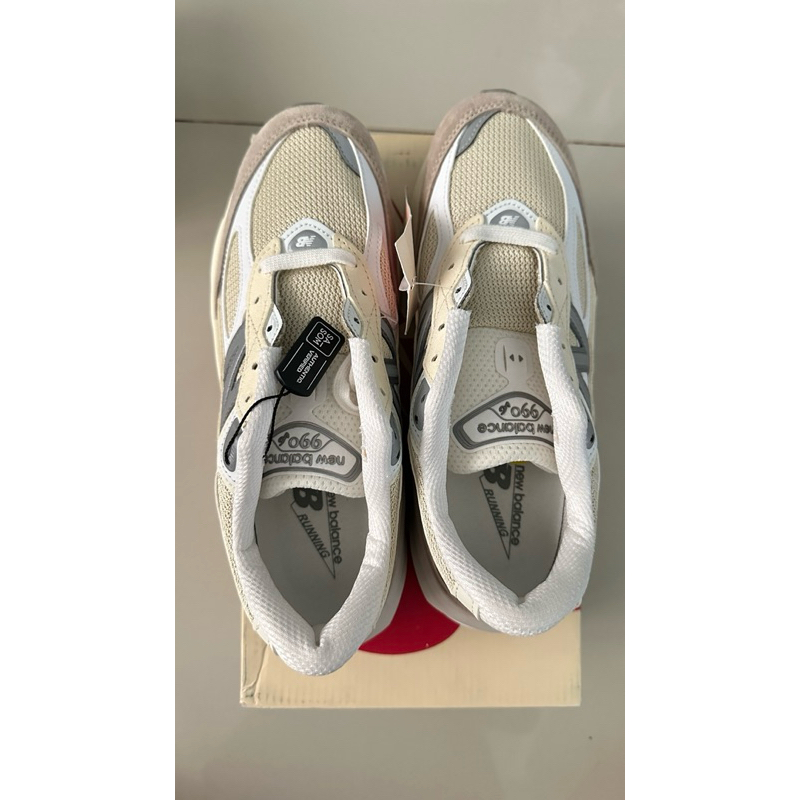 M990SS6 New Balance 990V6 Beige MiUSA Cream Ivory Mindful Grey Bone