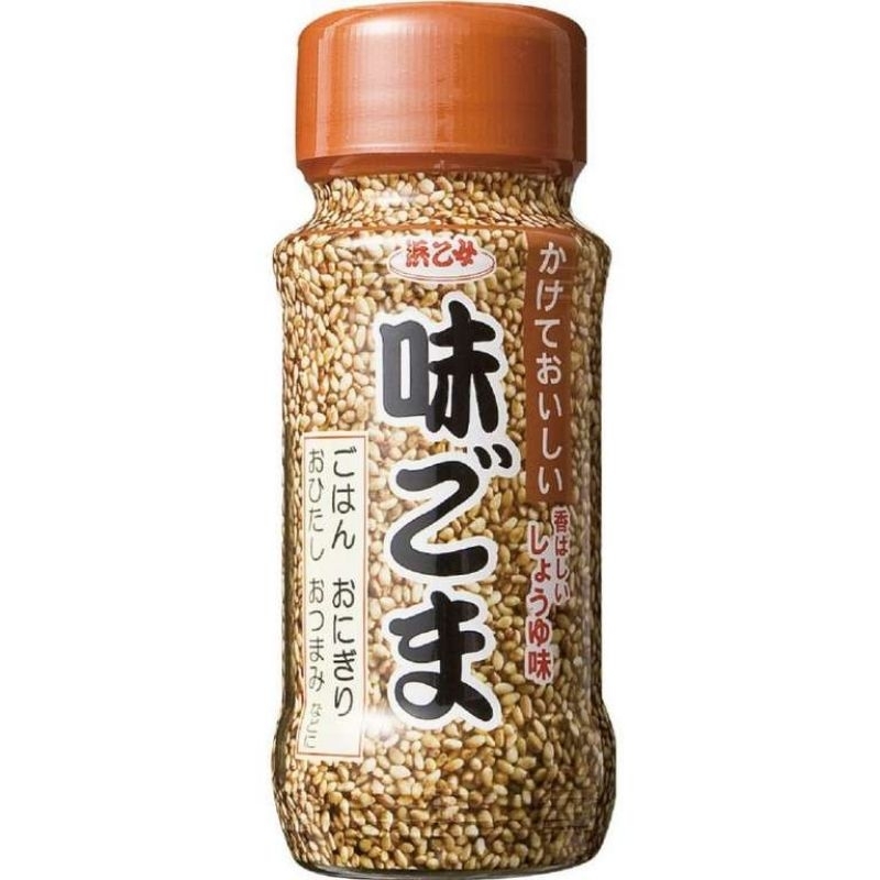 Hamaotome Rice SEASONING MIX White sesame 55g. งาขาวคั่ว รสโซยุ งาญี่ปุ่น (ขวดแก้ว) งาโรยข้าว