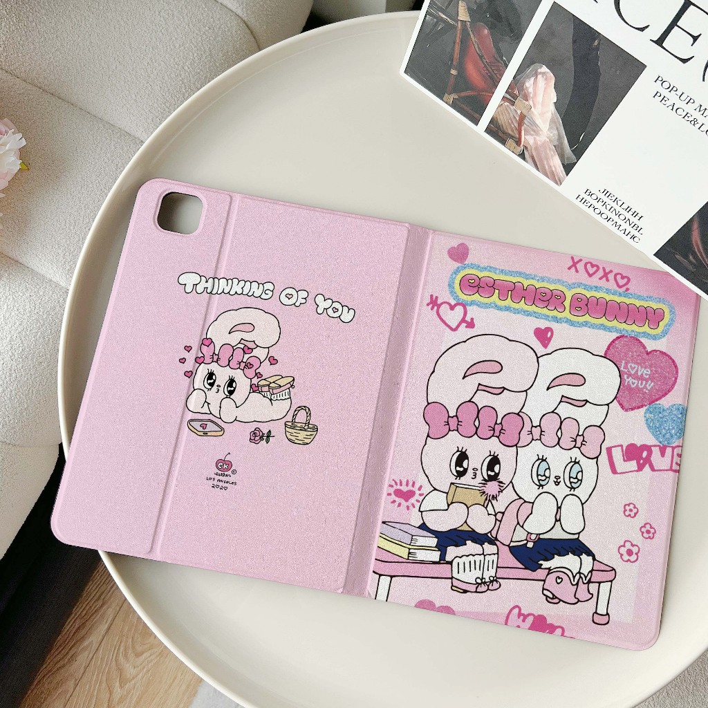 🚀จัดส่งทันที🚀เคสไอแพด การหมุน 360 องศา Building Blocks Gen9 Pro13 2024 Air8 การ์ตูน เคสipad Mini7