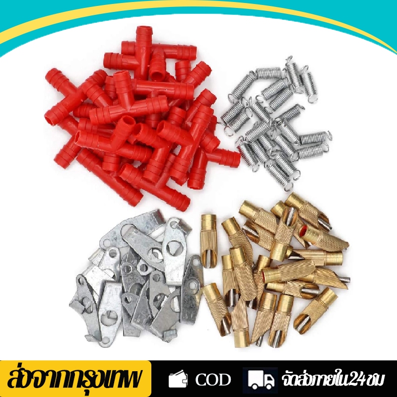 หัวให้น้ำกระต่าย 10 ชุด หัวให้น้ำอัตโนมัติ หัวให้น้ำกระต่าย จุกน้ำให้กระต่ายนกหนู