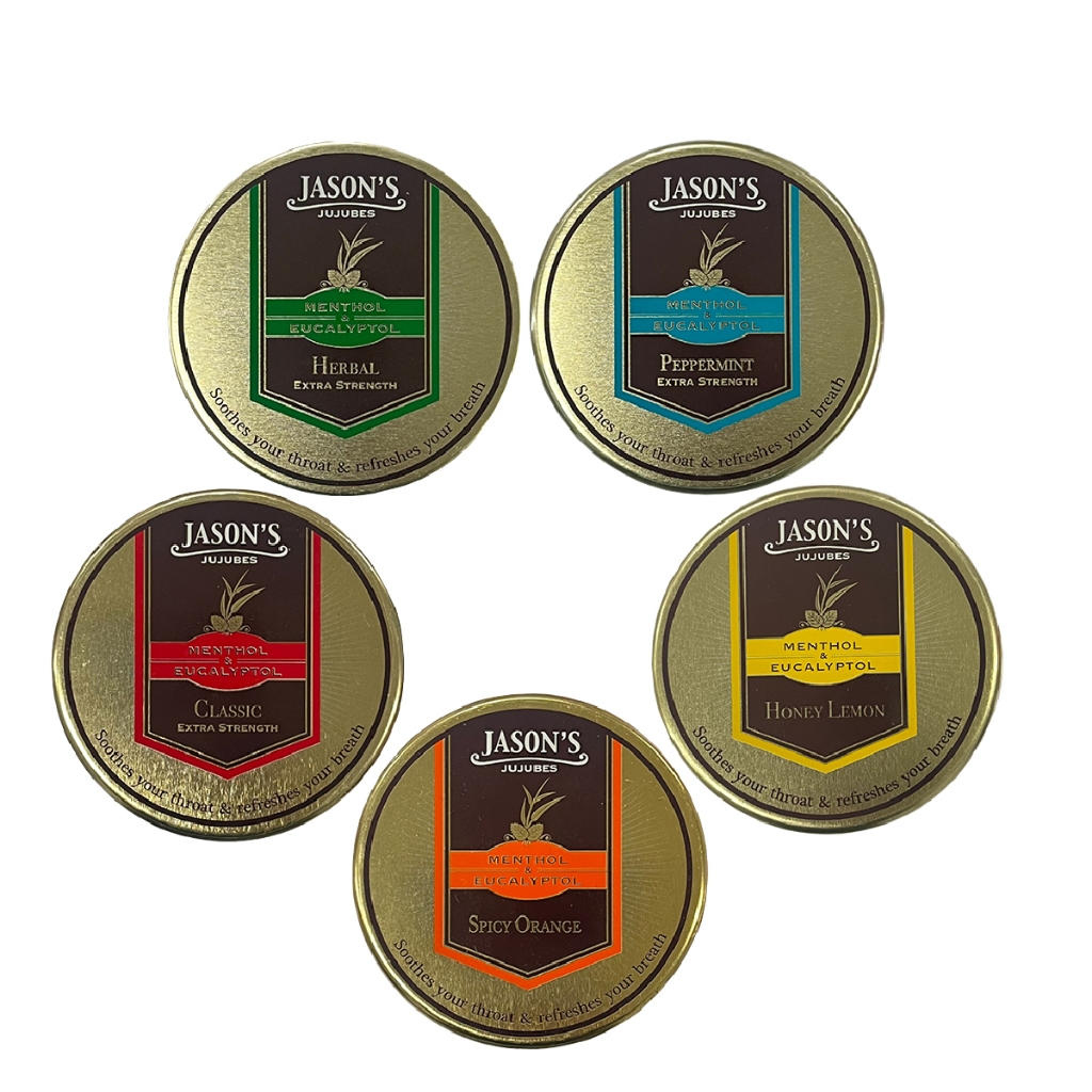 Jason's Jujubes เจสัน จูจุ๊บ ลูกอม ตลับ 50 G เจสัน 50 กรัม