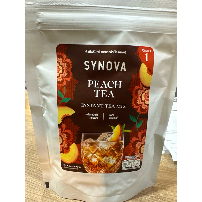 peach tea premix500g synova