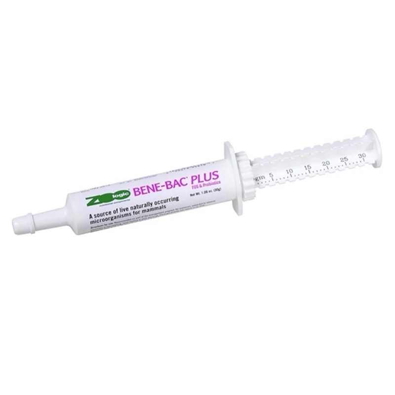Benebac Plus Gel 30g ช่วยย่อยเสริมภูมิสุนัข แมว กระต่าย พรี+โพรไบโอติก