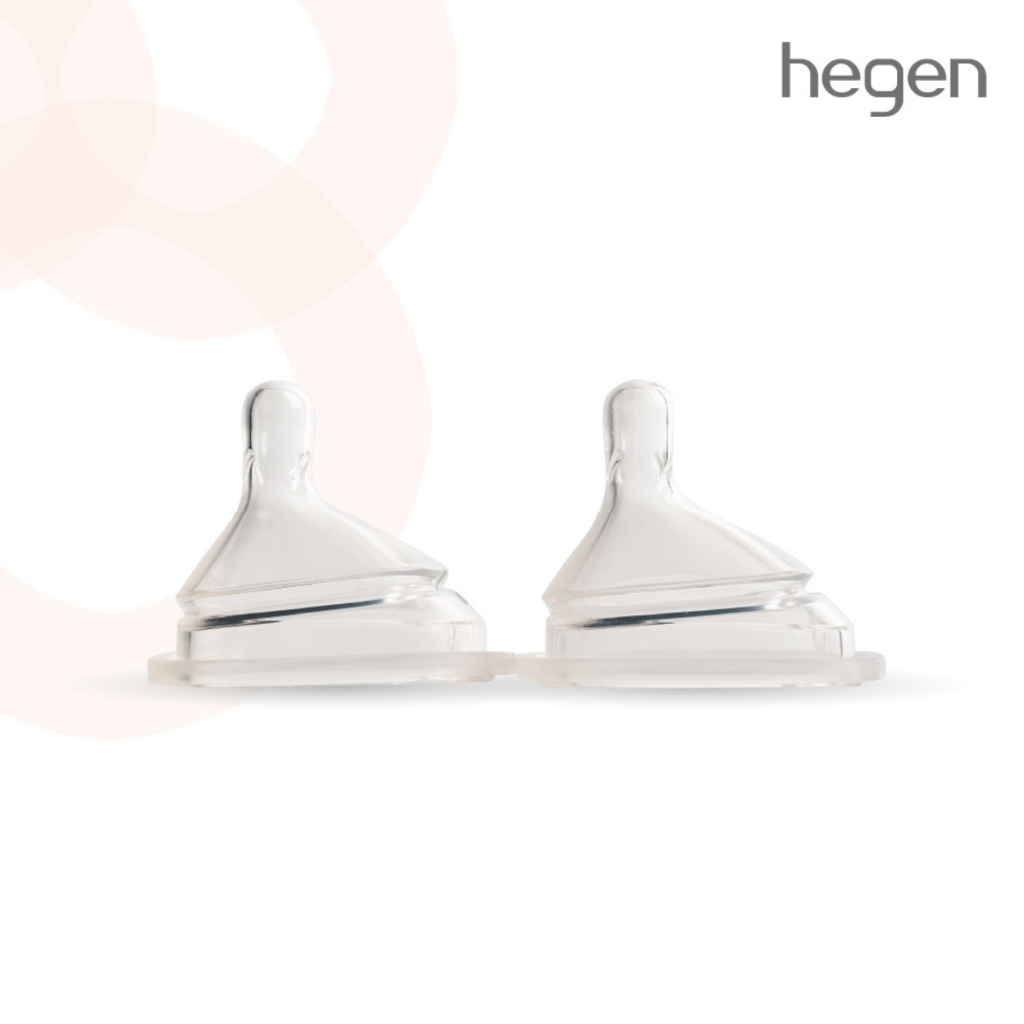 Hegen PCTO จุกนม Teat จุกนมเฮเก้น เบอร์ 0-Y น้ำนมไหลช้าพิเศษ ถึง ไหลเร็ว แพ็ค 2 ชิ้น