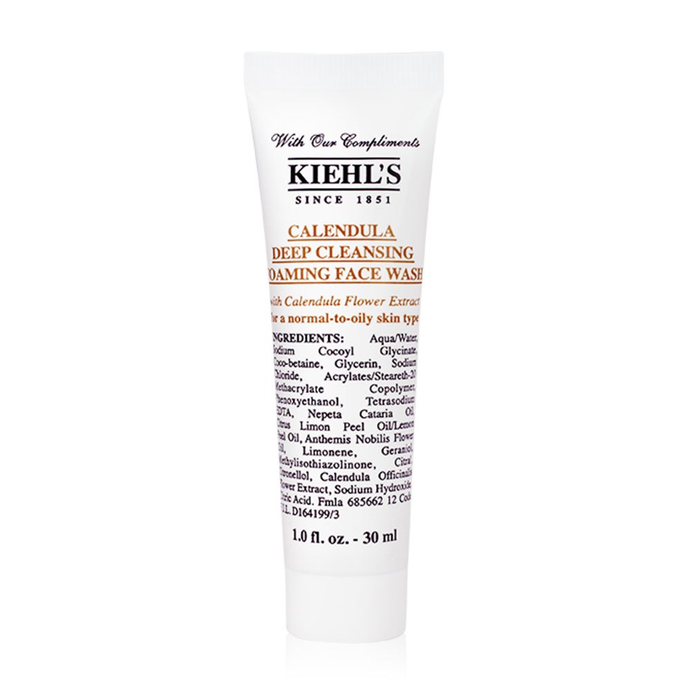 Calendula Deep Cleansing Foaming Face Wash 30ml ฉลากห้างไทย