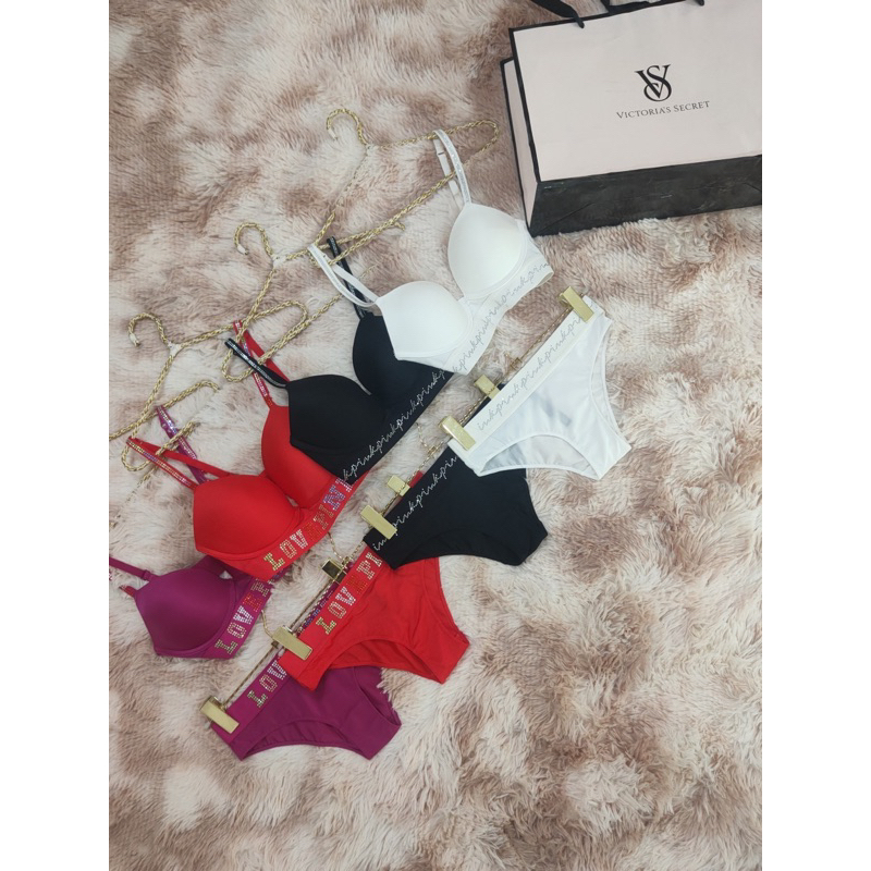 Victoria’ s Secret✨ ชุดเซ็ท 2 ชิ้น เสื้อชั้นใน + กางเกงชั้นใน แท้💯 มือ1️⃣