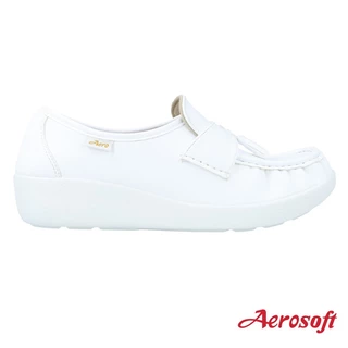 Aerosoft (แอโร่ซอฟ) รองเท้าคัทชูผู้หญิง พยาบาลเพื่อสุขภาพ สีขาว รุ่น Healthy A1 (NW9091)