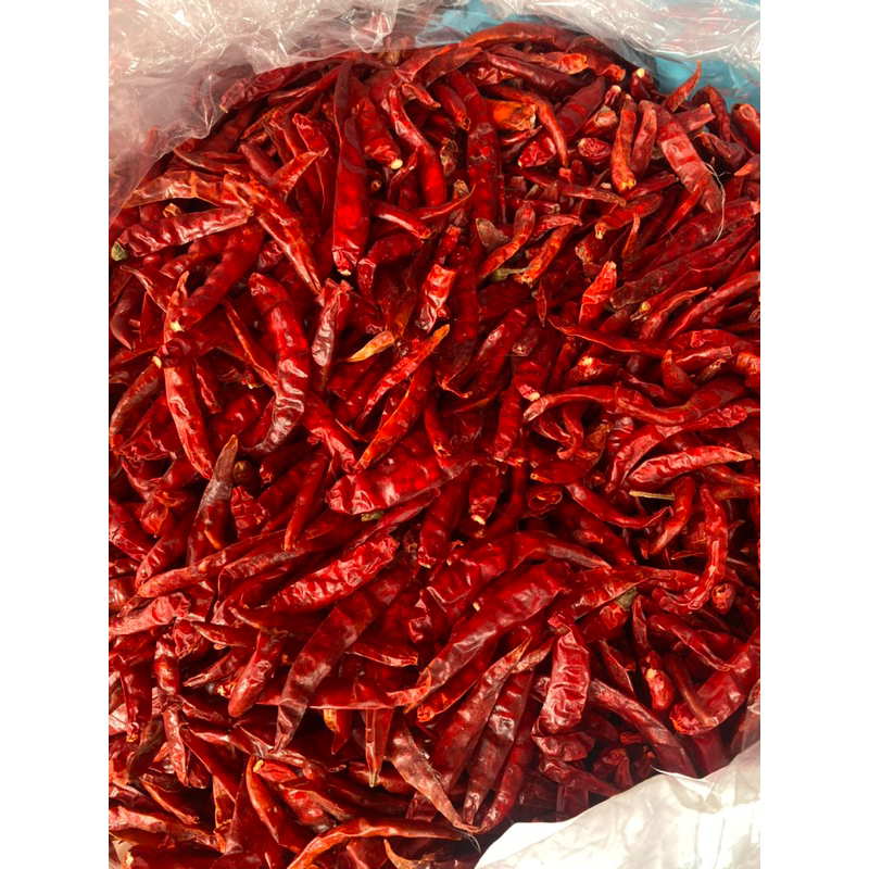 🌶️พริกแห้งจินดา เผ็ดทุกเม็ด 1 กิโลกรัม (เด็ดก้าน) คัดพิเศษ - รูปที่ 3